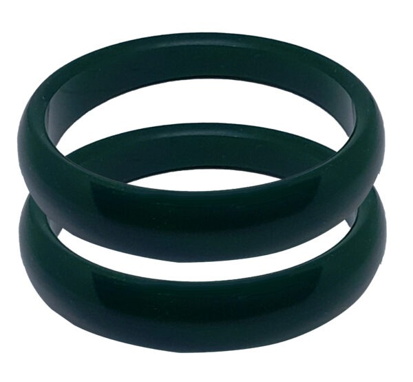 Acrylic  Bracelet Pola  Bangle of Green Pack of 2