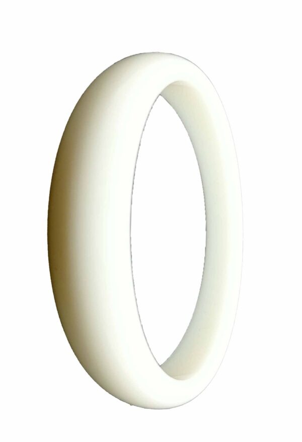 Acrylic  Bracelet Pola  Bangle of White Pack of 2 - Image 6